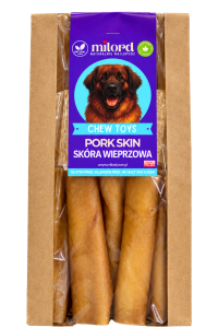 SKÓRA WIEPRZOWA - SUSZONE GRYZAKI DLA PSA