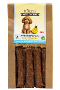 KRÓLIK Z BANANEM - SUSZONE PRZYSMAKI DLA PSA