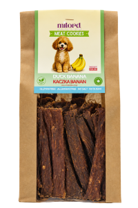 KACZKA Z BANANEM - SUSZONE PRZYSMAKI DLA PSA