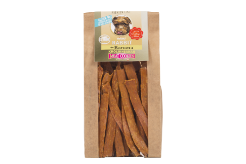 KRÓLIK Z BANANEM - SUSZONE PRZYSMAKI DLA PSA