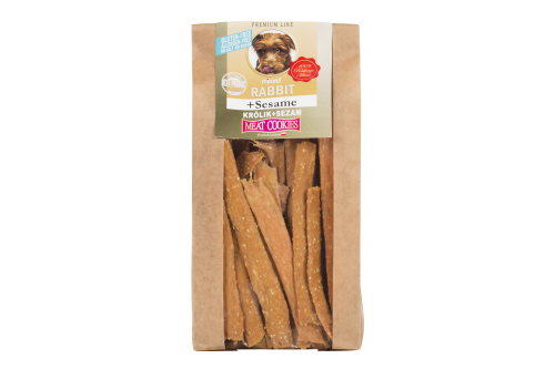 KRÓLIK Z SEZAMEM - SUSZONE PRZYSMAKI DLA PSA