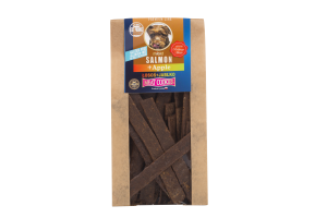 ŁOSOŚ Z JABŁKIEM - SUSZONE PRZYSMAKI DLA PSA