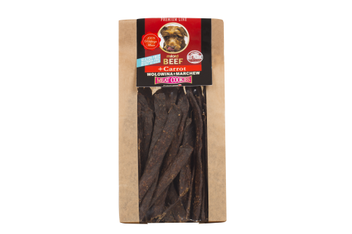 WOŁOWINA Z MARCHWIĄ - SUSZONE PRZYSMAKI DLA PSA