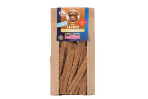 ŁOSOŚ Z BANANEM -  SUSZONE PRZYSMAKI DLA PSA