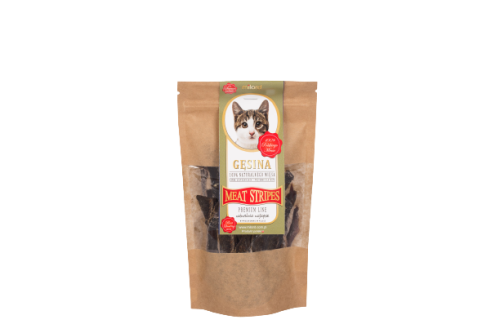 naturalny przysmak dla kota – suszone mięso z gęsi  w paskach Milord