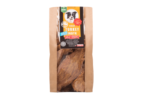 suszone mięso z indyka w płatach – przysmak dla psa Milord