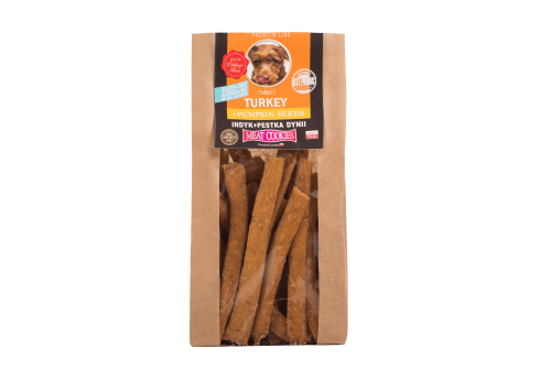 INDYK Z PESTKAMI DYNI - SUSZONE PRZYSMAKI DLA PSA