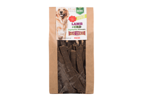 JAGNIĘCINA Z CBD - SUSZONE PRZYSMAKI DLA PSA