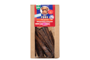 WIEPRZOWINA Z MARCHWIĄ - SUSZONE PRZYSMAKI DLA PSA 