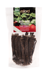 WOŁOWINA Z MIĘTĄ PIEPRZOWĄ - SUSZONE PRZYSMAKI DLA PSA 