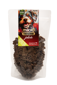 TRESERKI Z JELENIA - SUSZONY PRZYSMAK DLA PSA   